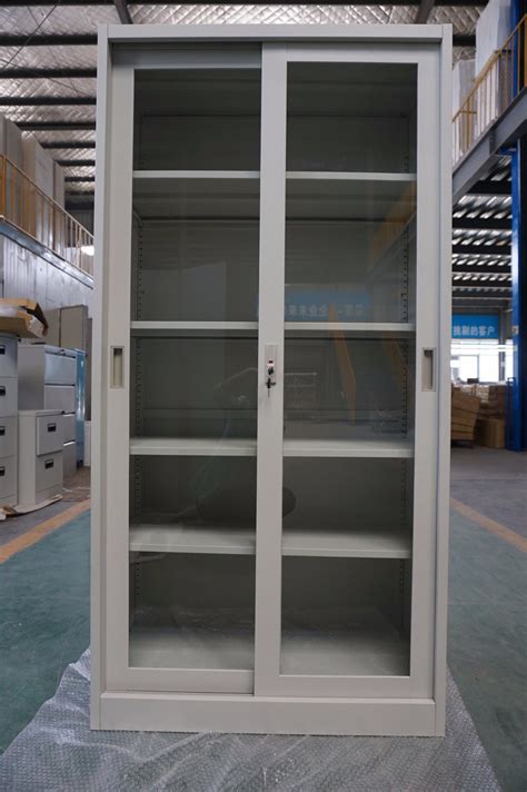 glass and steel cabinet|glass door metal cabinet.